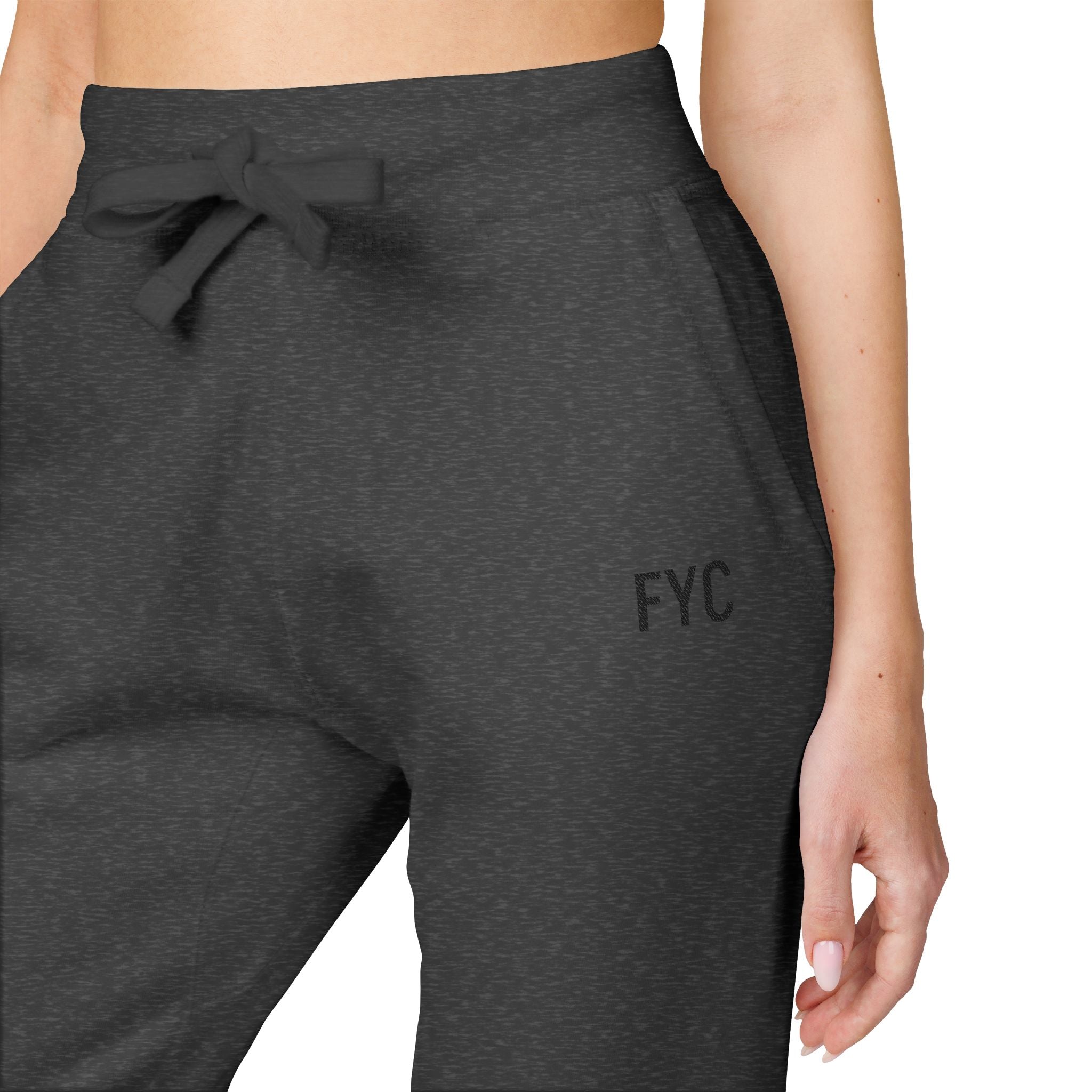 FYC Embroidered Fleece Sweatpants — Cozy Casual Joggers