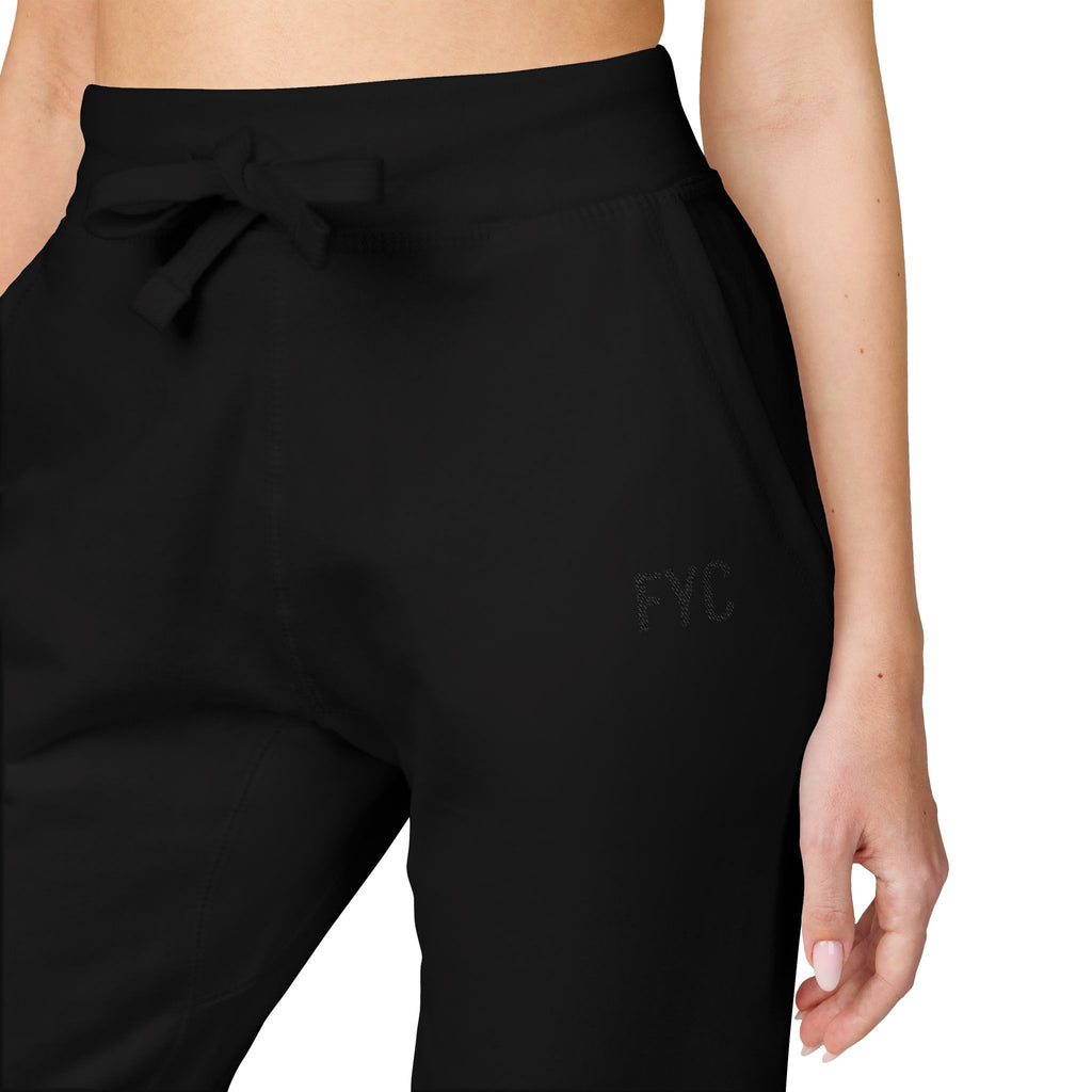 FYC Embroidered Fleece Sweatpants — Cozy Casual Joggers
